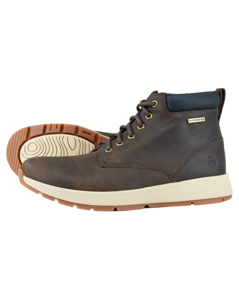 Dark Brown coloured Orca Bay Mens Kielder Waterproof Boots on white background