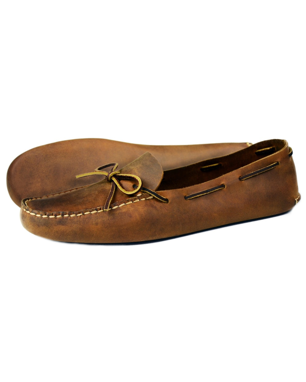 Sand Coloured Orca Bay Mens Navajo Slippers on white background