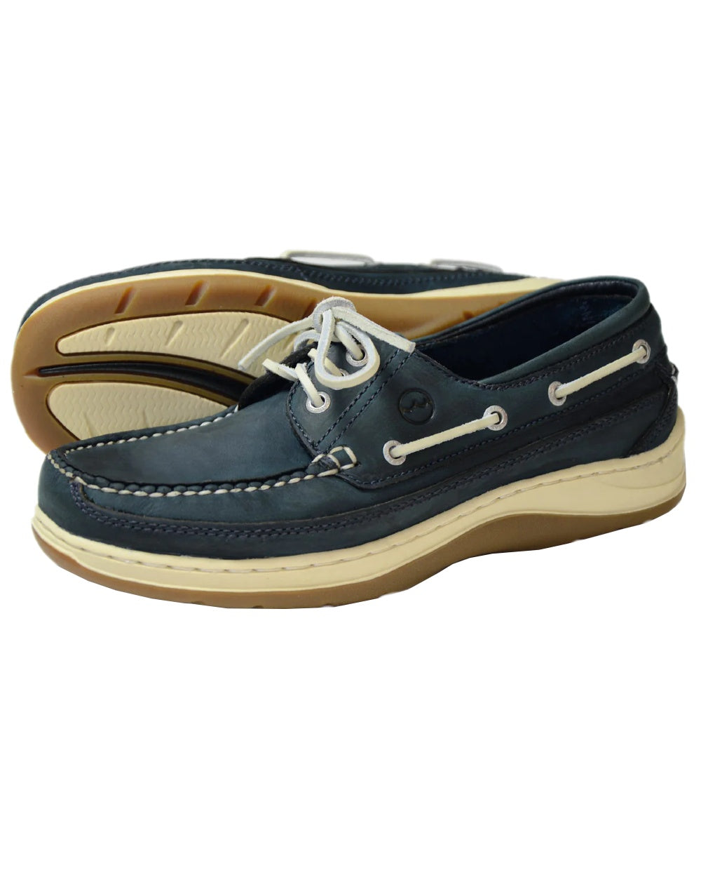 Navy Coloured Orca Bay Mens Squamish Shoes on white background