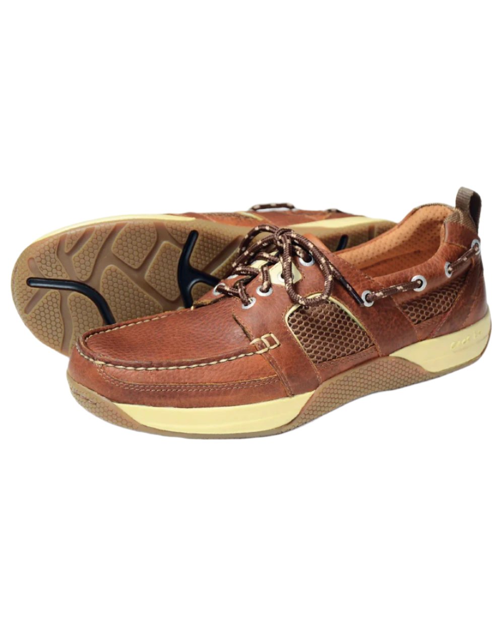 Havana Coloured Orca Bay Mens Wave Sports Boat Shoes on white background