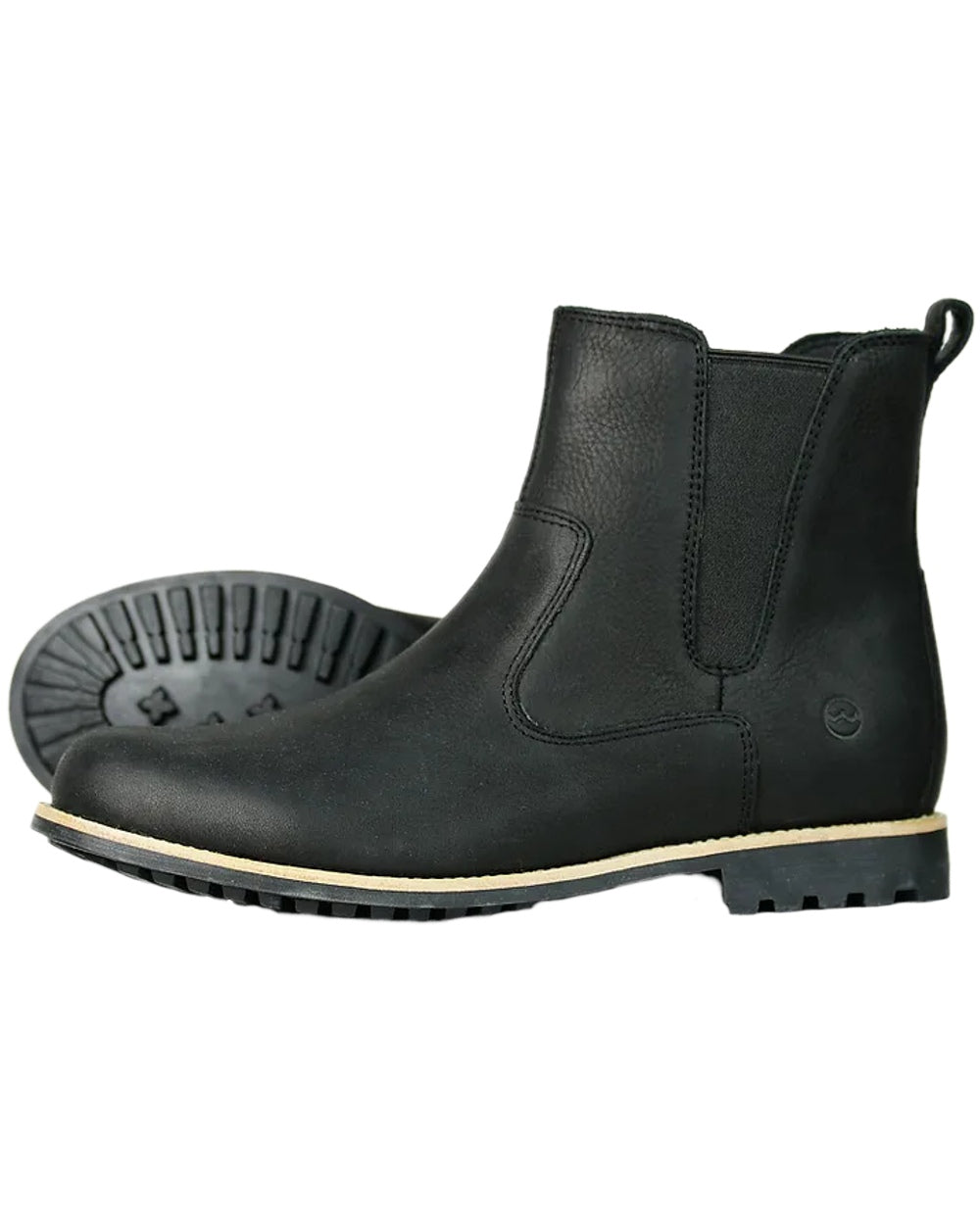 Black Coloured Orca Bay Womens Cotswold Ankle Boots on white background
