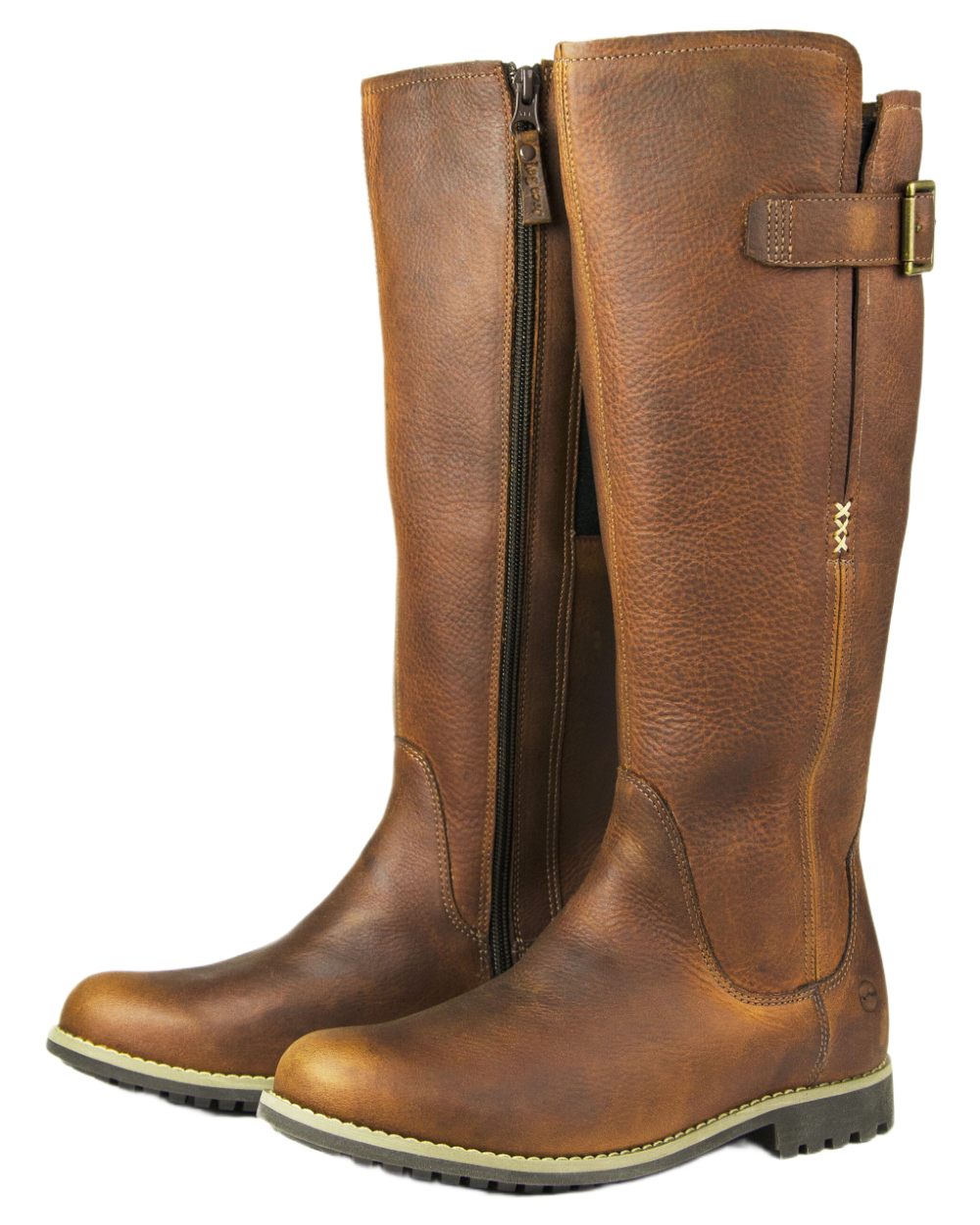 Havana coloured Orca Bay Womens Moreton Boots on white background