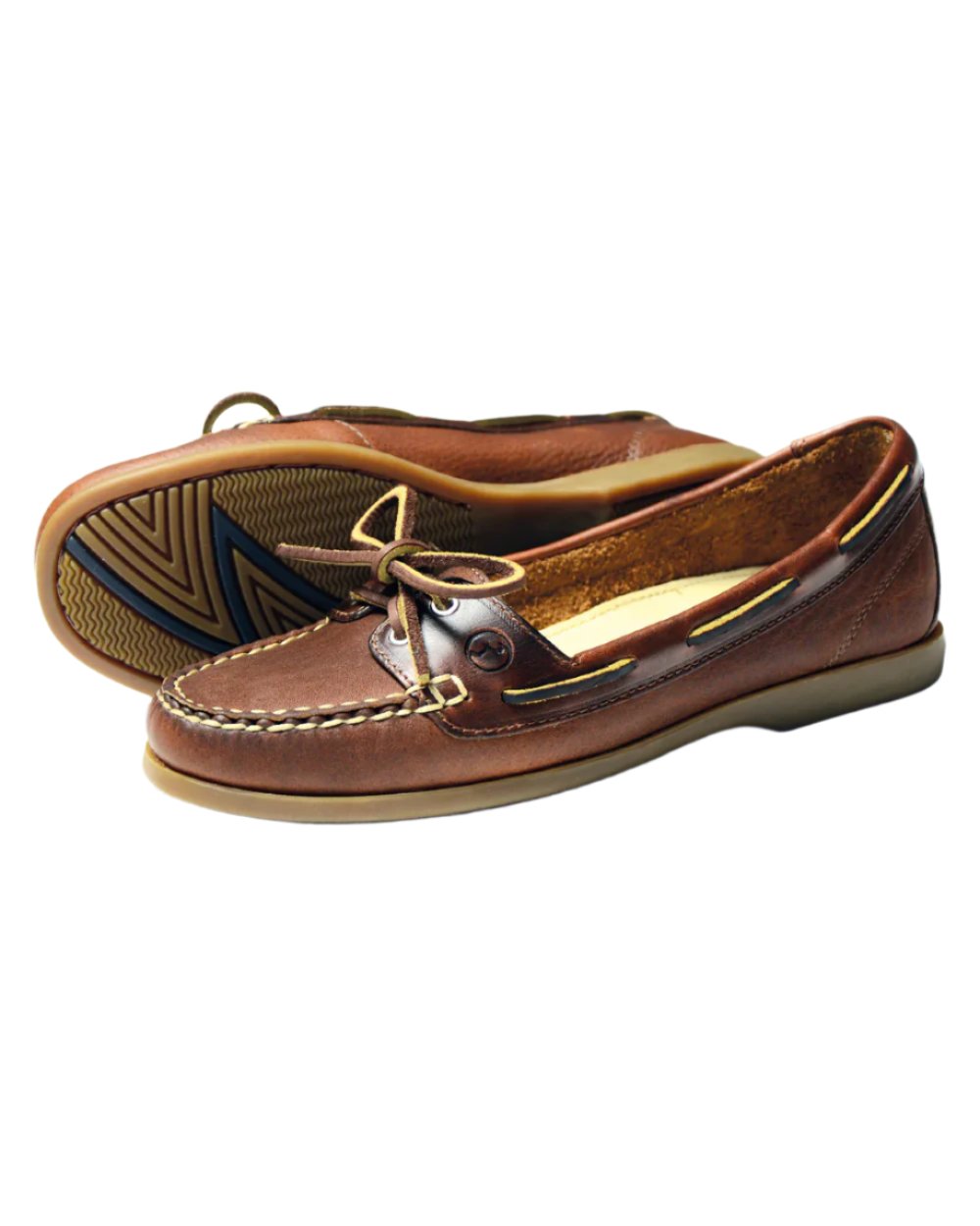 Havana Coloured Orca Bay Womens Schooner Pumps on white background