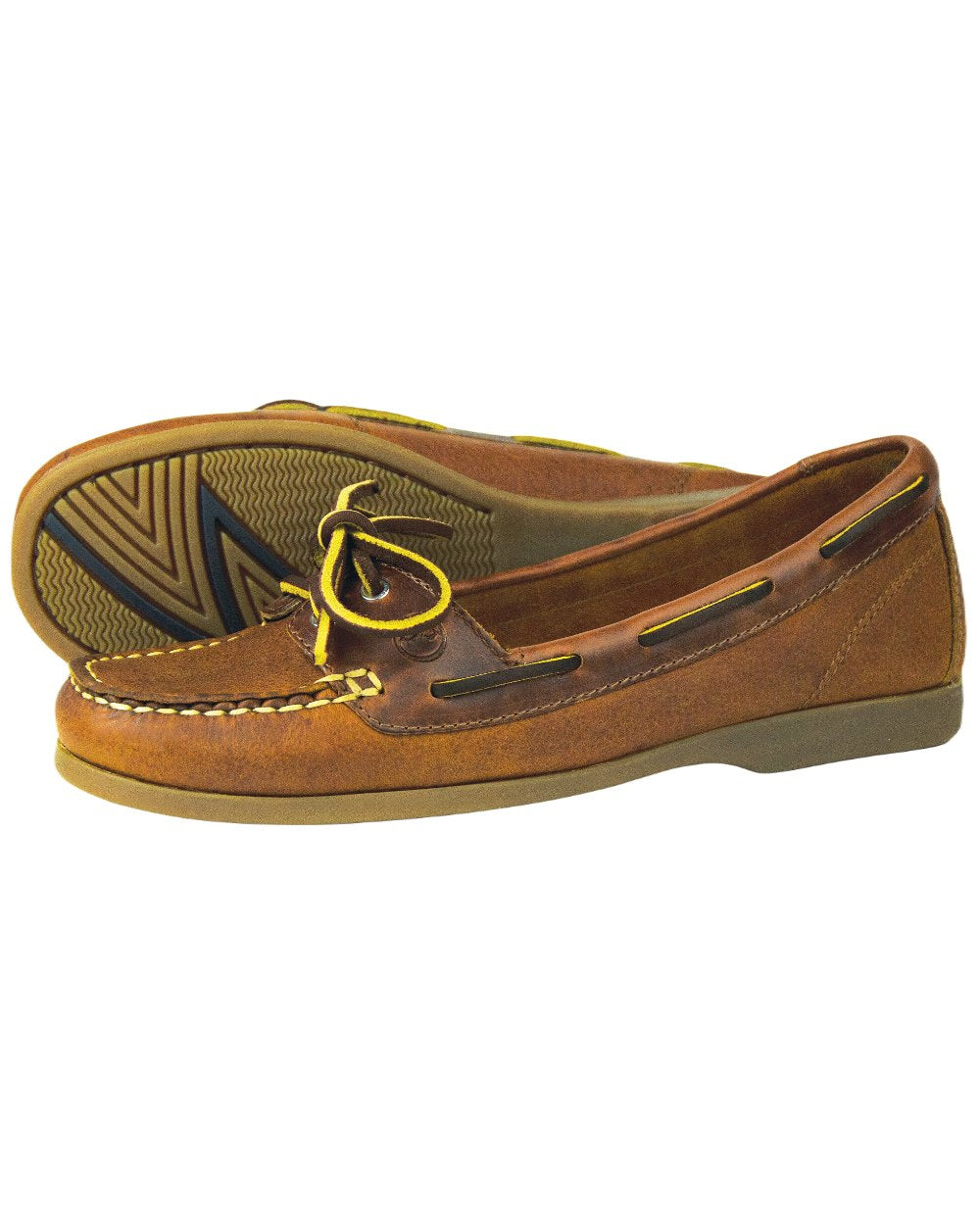 Havana Coloured Orca Bay Womens Schooner Pumps on white background