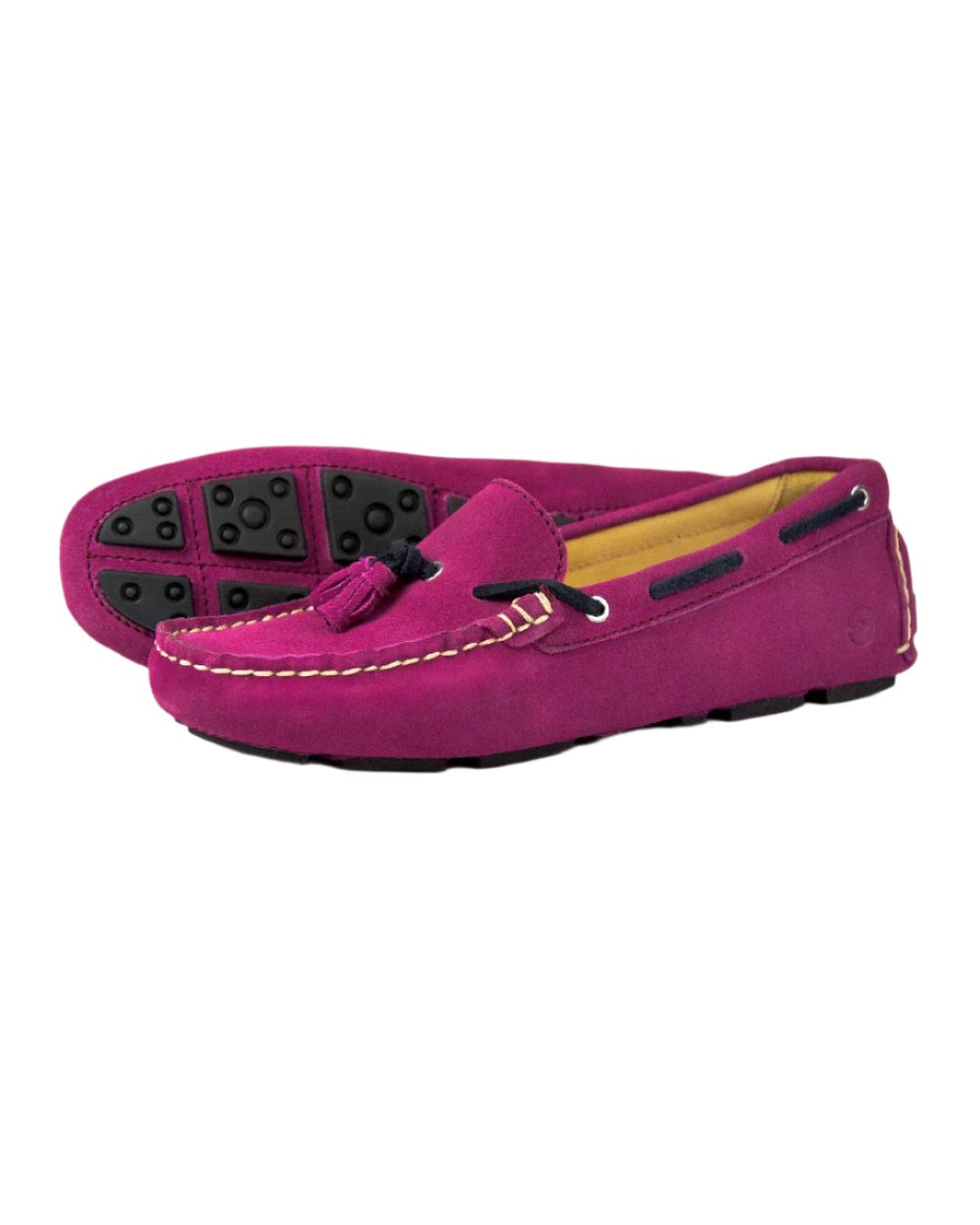Blossom Navy coloured Orca Bay Womens Sicily Premium Loafters on white bacground