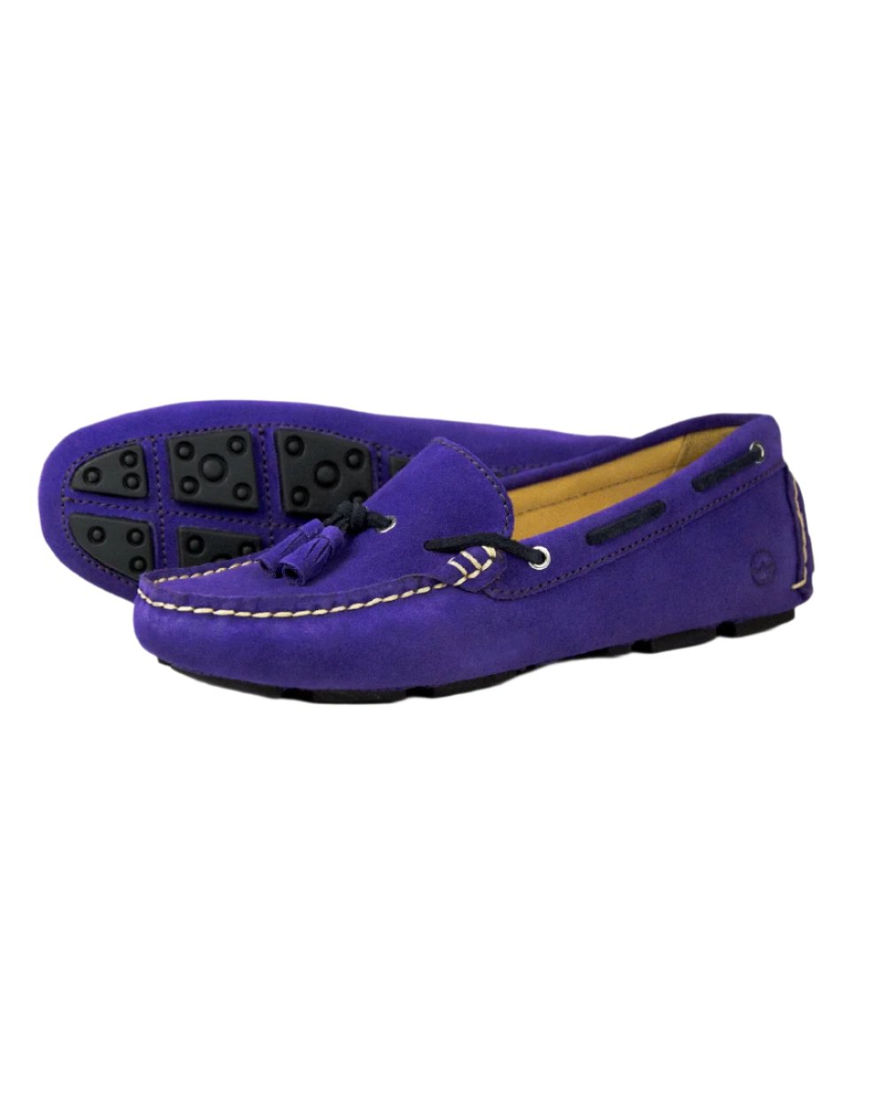 Violet Navy coloured Orca Bay Womens Sicily Premium Loafters on white bacground