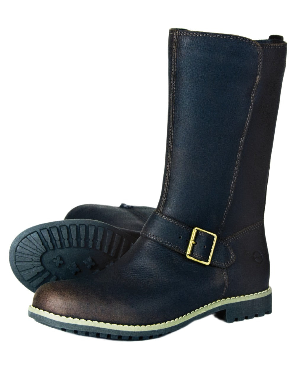 Dark Brown coloured Orca Bay Womens Stow Boots on white background