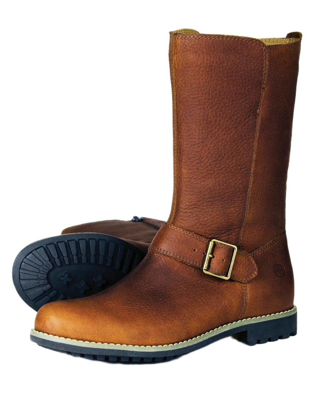 Havana coloured Orca Bay Womens Stow Boots on white background