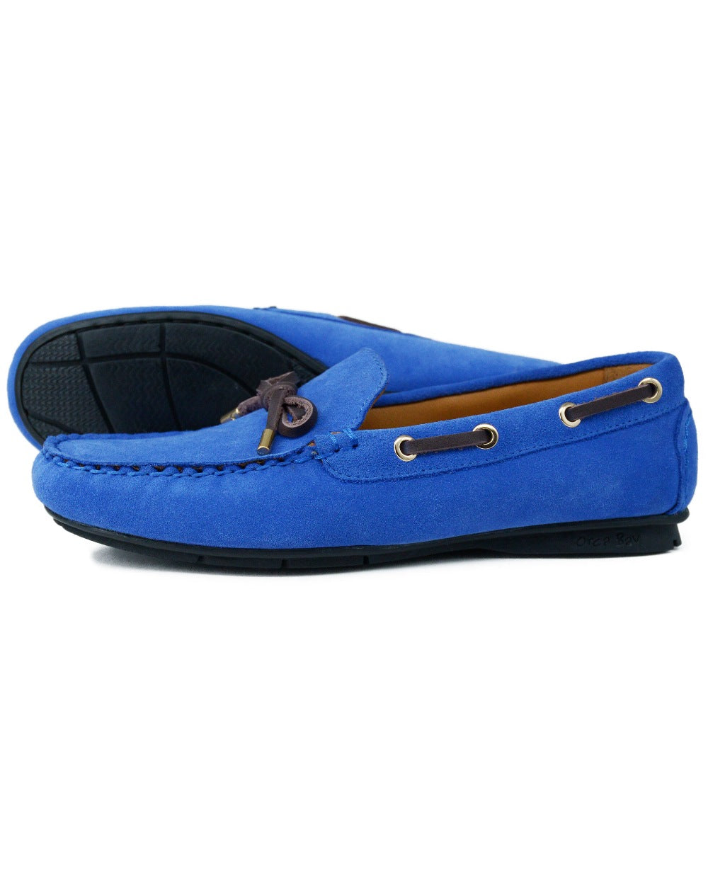 Nautical coloured Orca Bay Womens Vienna Loafers on white background
