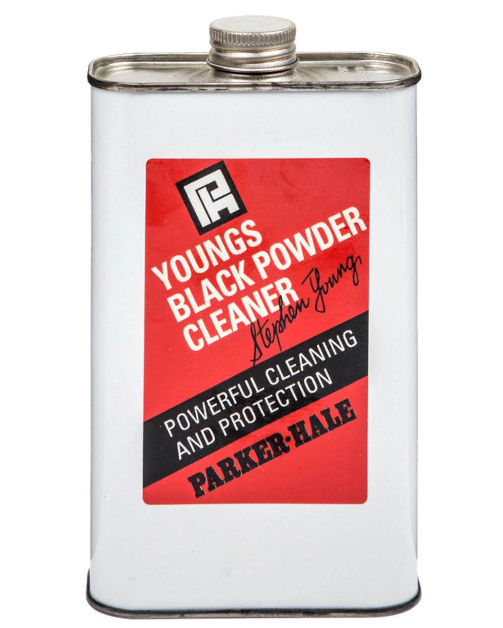 Parker Hale 500ml Screw Tin Youngs Black Powder Cleaner On White Background