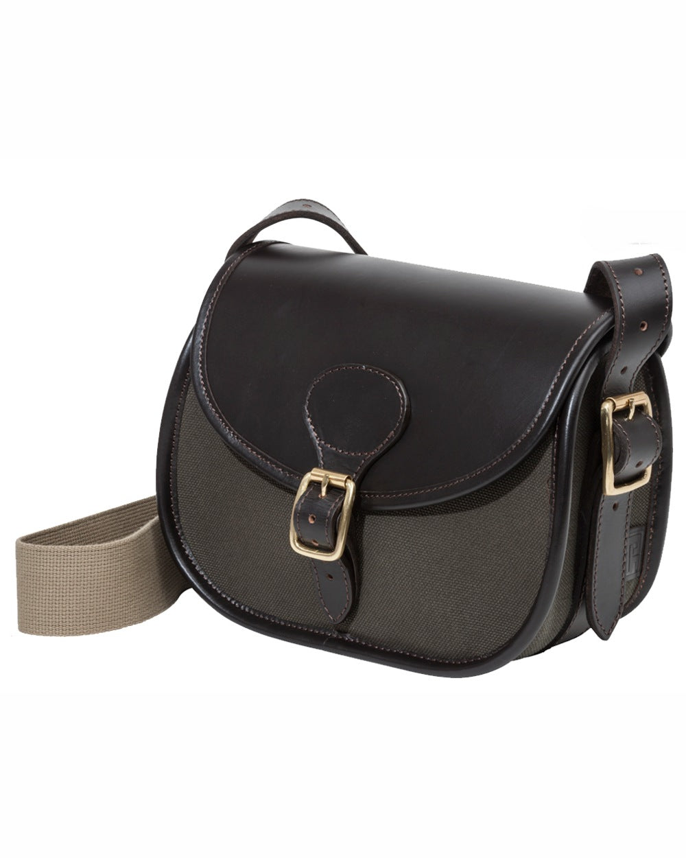 Alton Green coloured Parker-Hale Cartridge Bag on white background