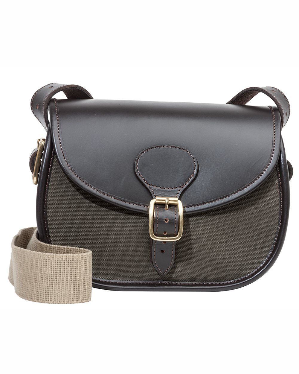 Alton Green coloured Parker-Hale Cartridge Bag on white background