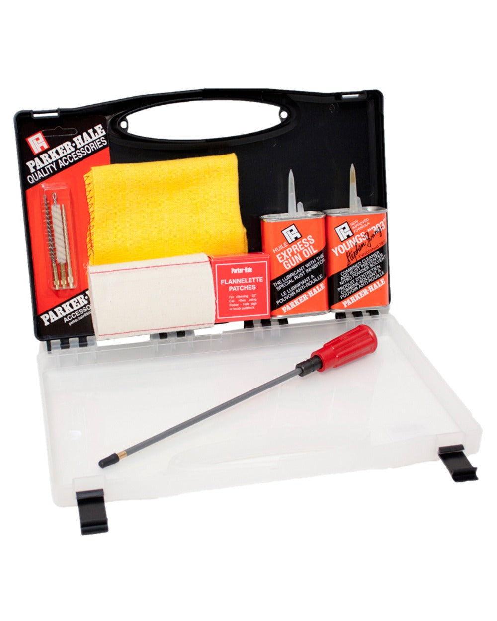 Parker Hale PO1 Pistol Cleaning Kit On White Background