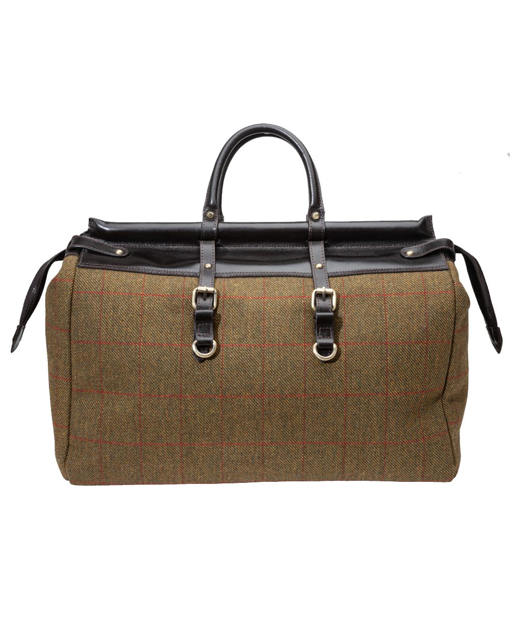 Hambledon Tweed coloured Parker-Hale Weekender bag on white background