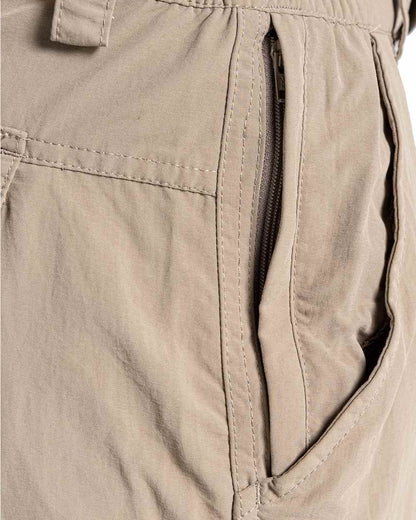 Pebble Coloured Craghoppers Mens NosiLife Convertible II Trousers On A White Background 