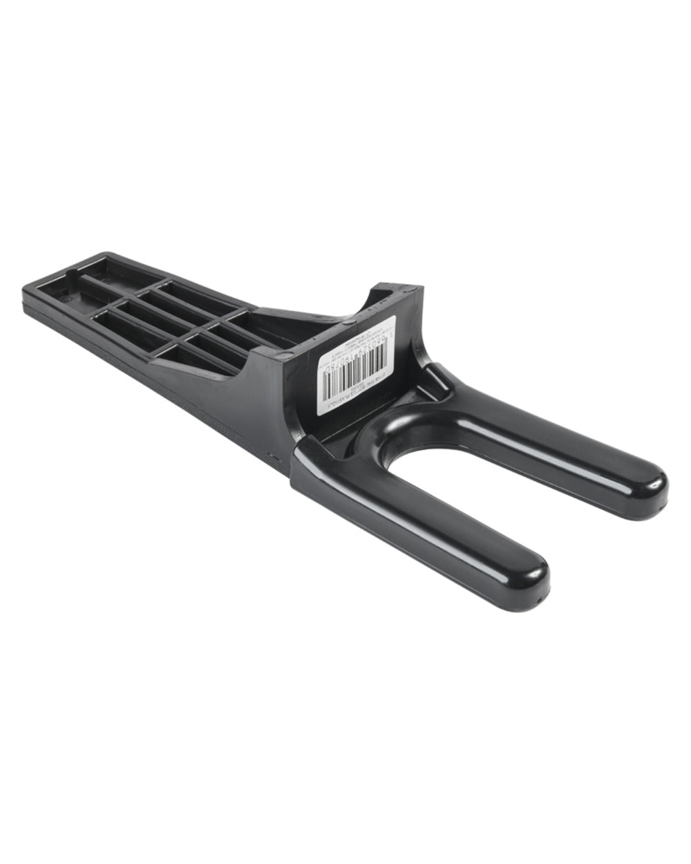 Black coloured Percussion Boot Jack on white background