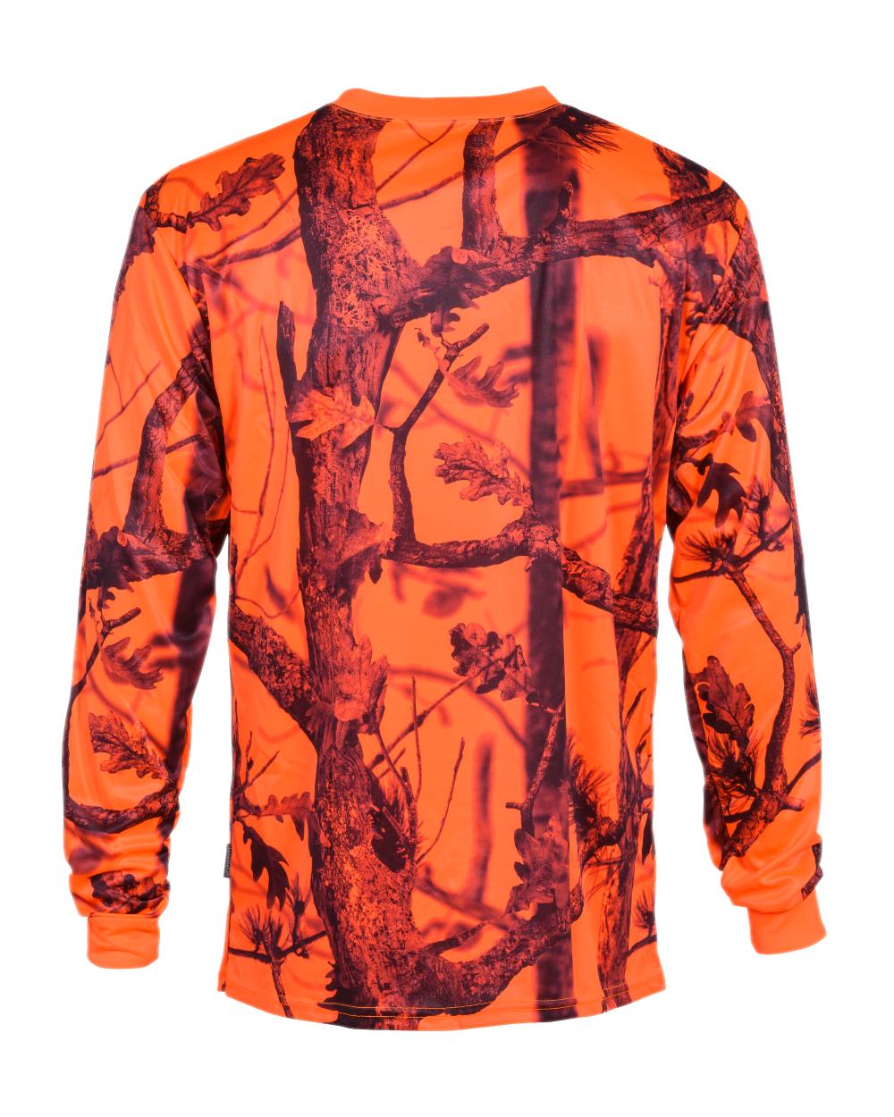 Ghostcamo Blaze coloured Percussion Ghostcamo Long Sleeve T-Shirt on white background
