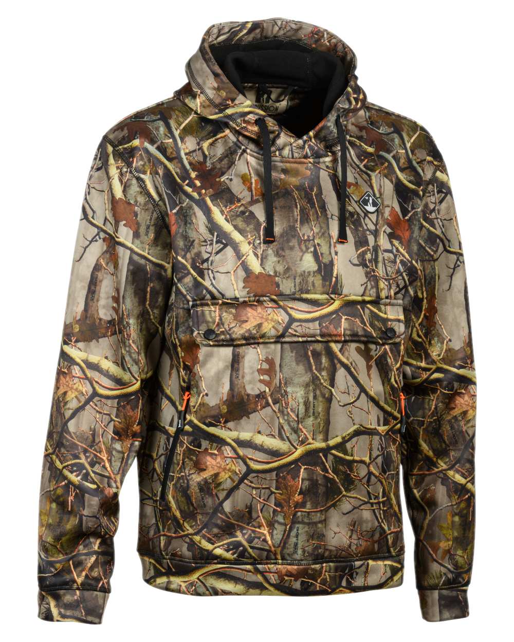 Ghostcamo Forest Evo coloured Percussion Hooded Sweatshirt on white background
