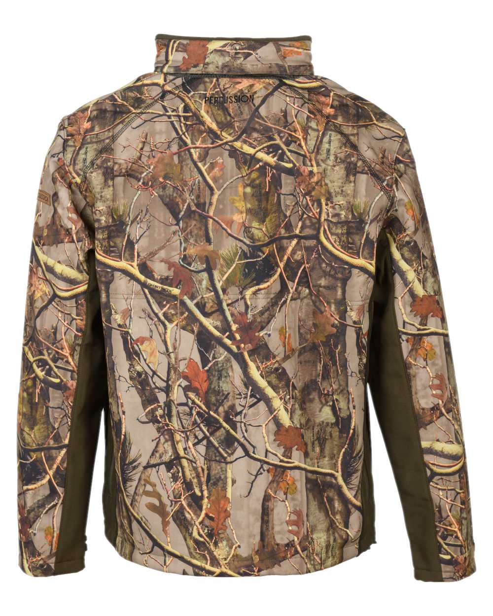 Forest Evo coloured Percussion Softshell Hunting Jacket on white background