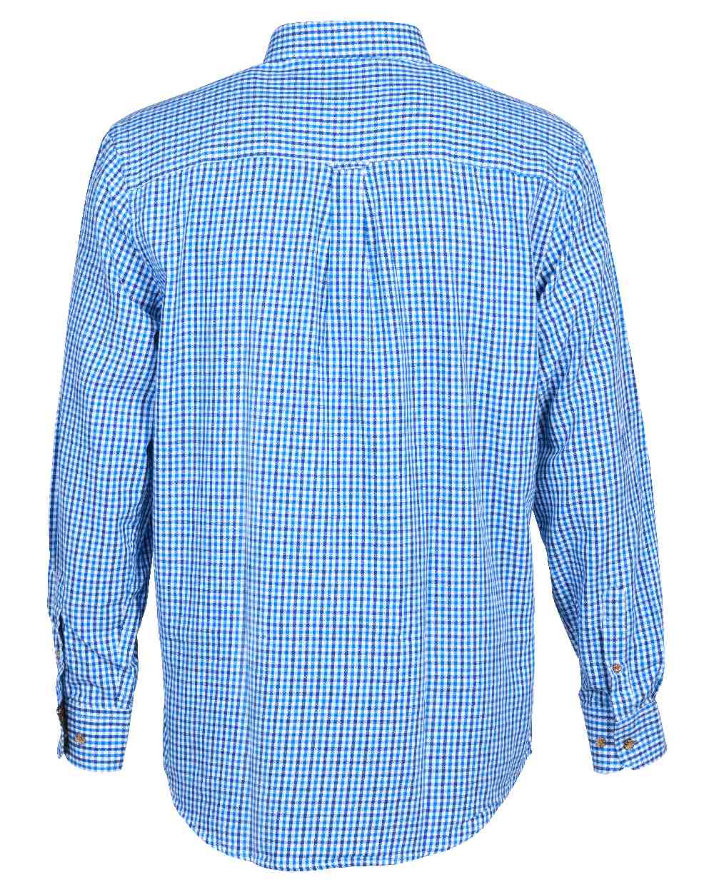 Blue coloured Percussion Traditional Shirt on white background