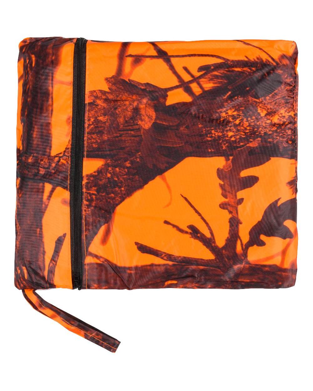 Ghostcamo Blaze coloured Percussion Waterproof Poncho on white background