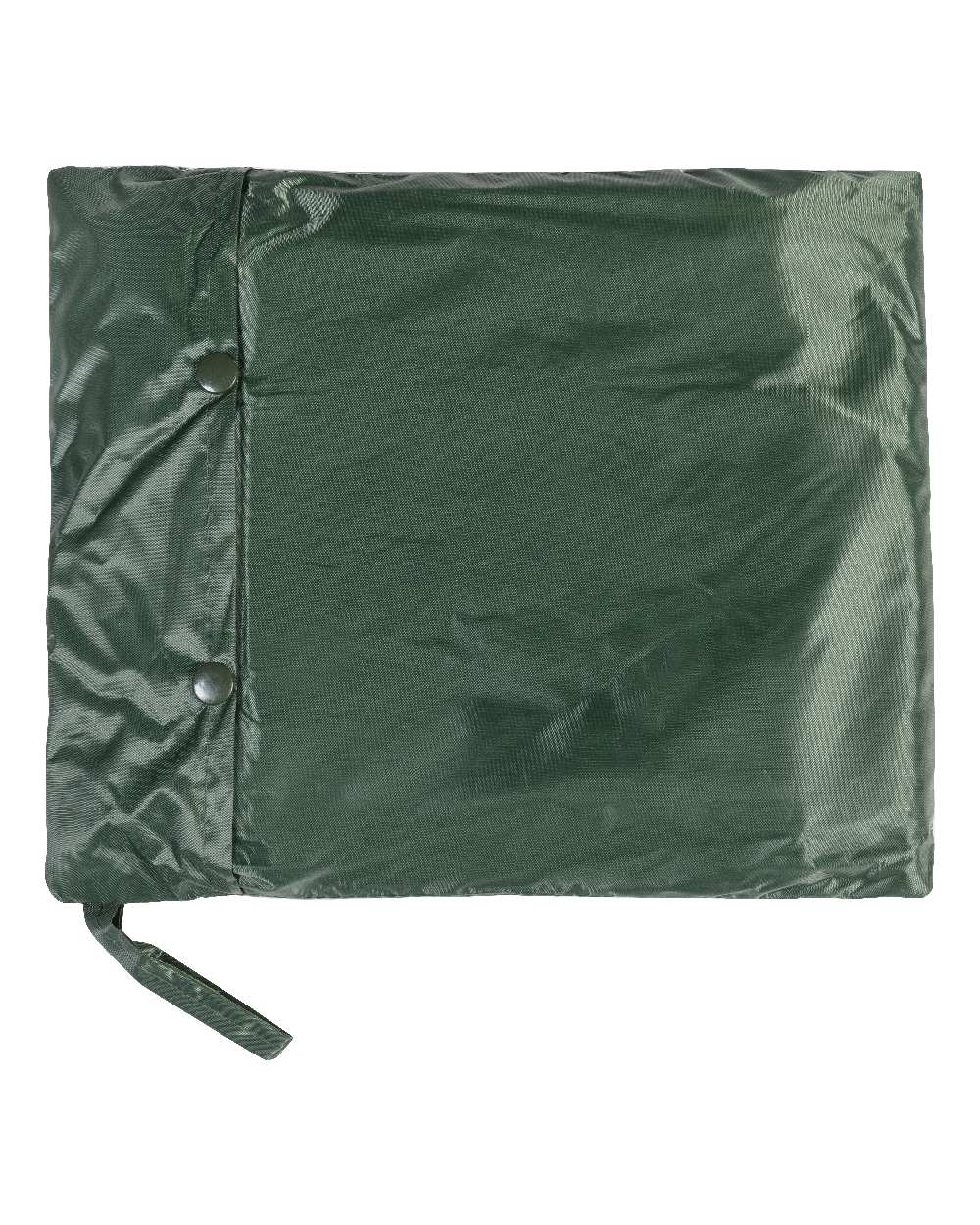 Khaki coloured Percussion Waterproof Poncho on white background