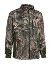 Percussion Childrens Zipped Softshell Jacket in Ghosrcamo Wet #colour_ghostcamo-wet