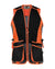 Percussion Skeet Vest in Black/Orange #colour_black-orange