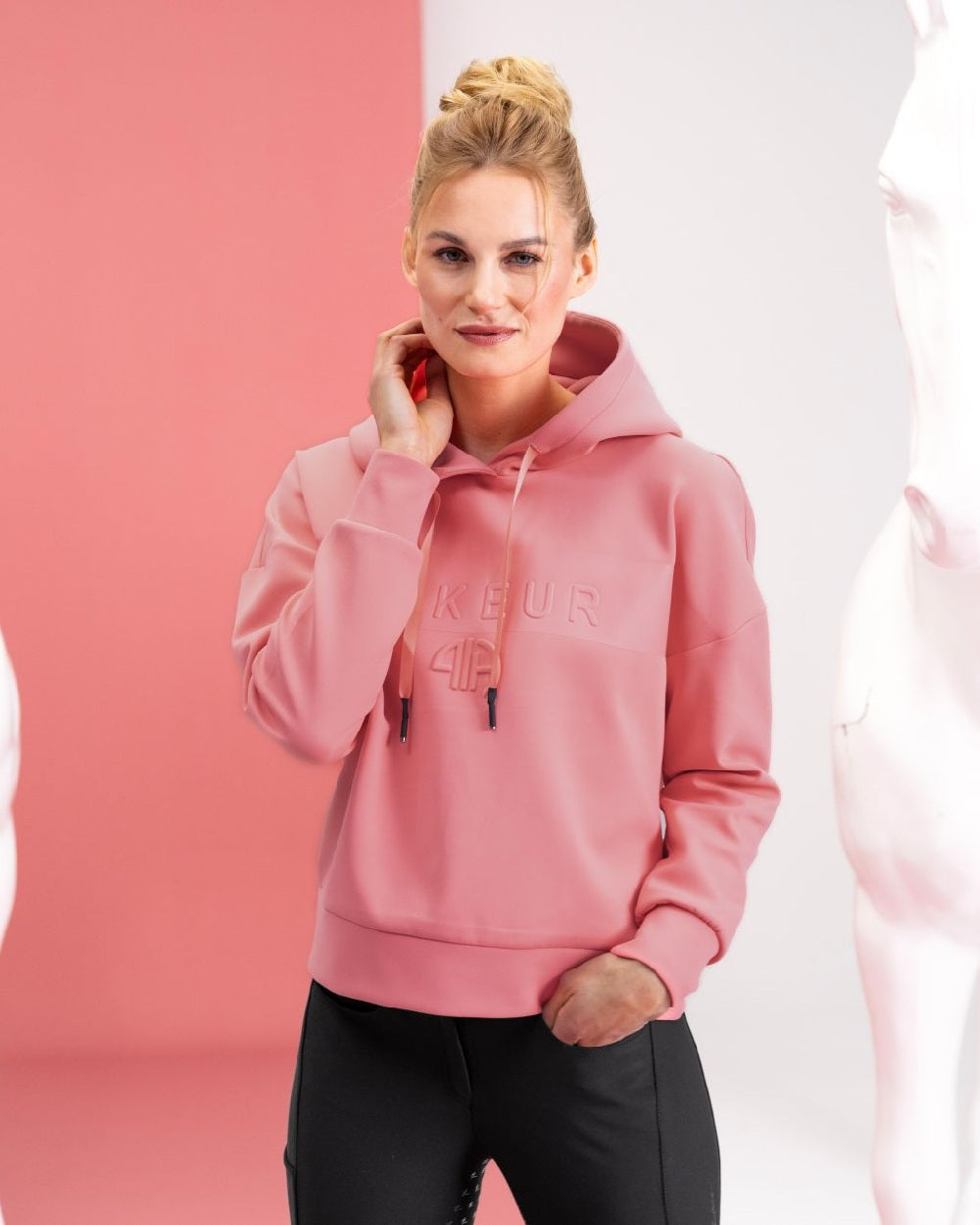 Pikeur Hoodie in Peach Blossom