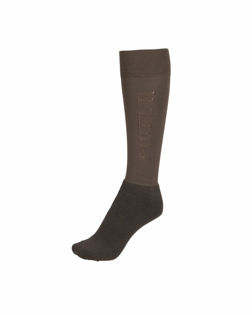 Pikeur Stud Logo Knee Socks in Brown 