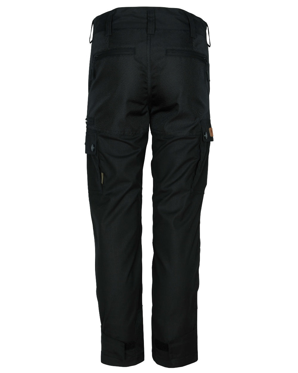 Black coloured Pinewood Childrens Lappland Trousers on white background