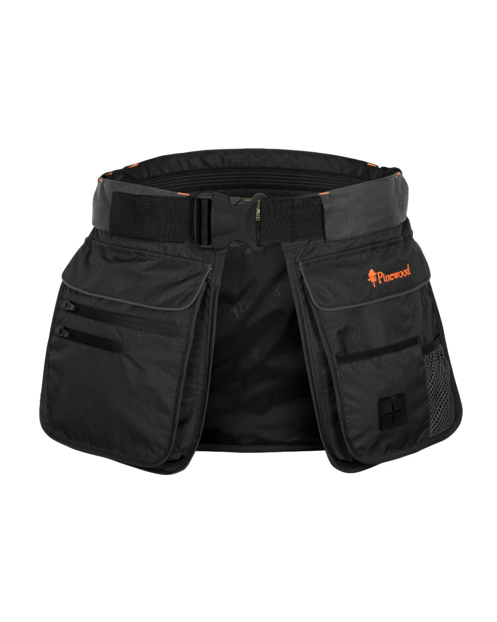 Black Dark Anthracite Coloured Pinewood Dog Sports Utility Belt on white background