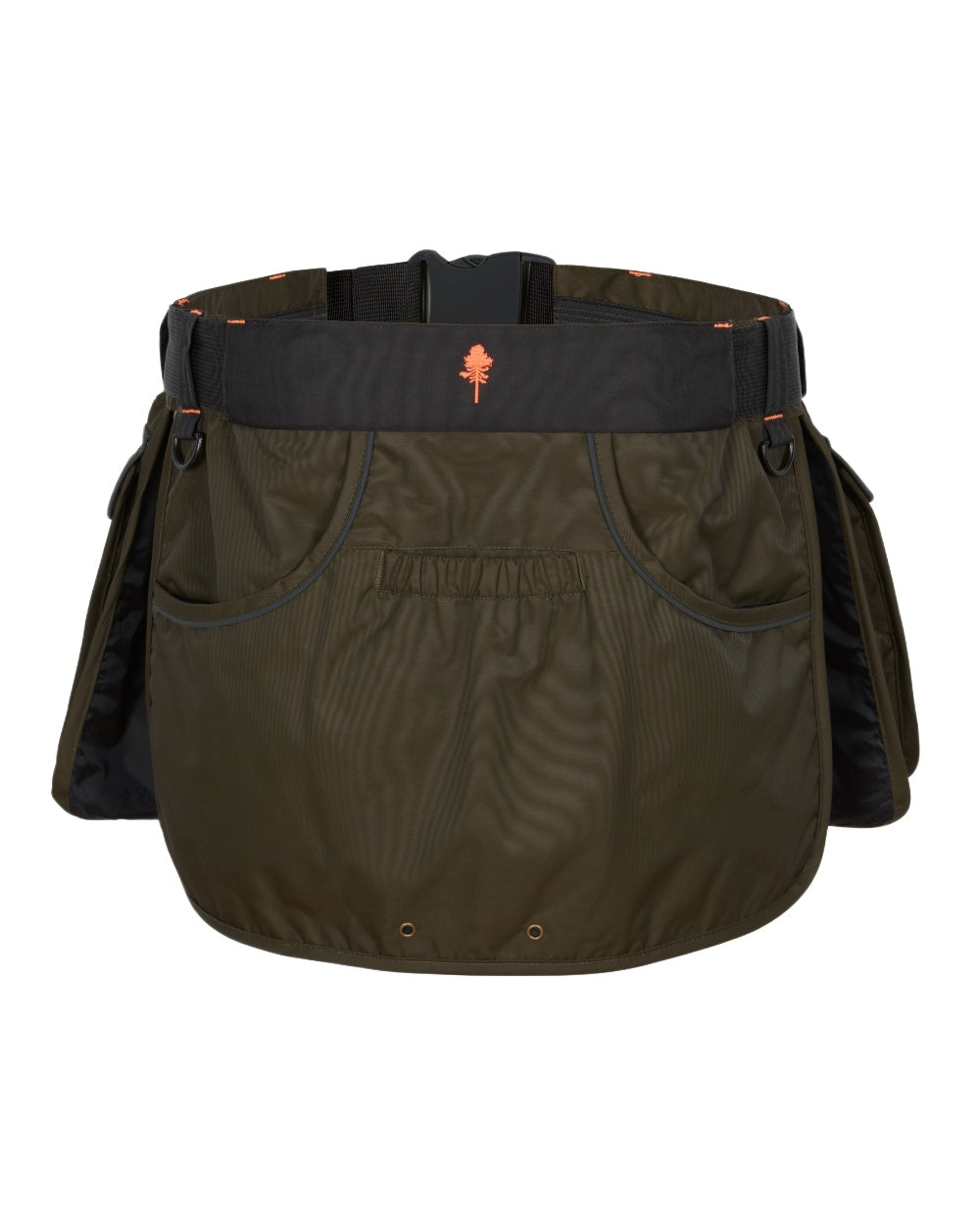 Mossgreen Black Coloured Pinewood Dog Sports Utility Belt on white background