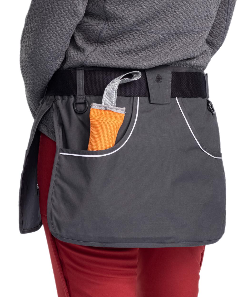 Dark Anthracite Coloured Pinewood Dog Sports Waist Belt on white background