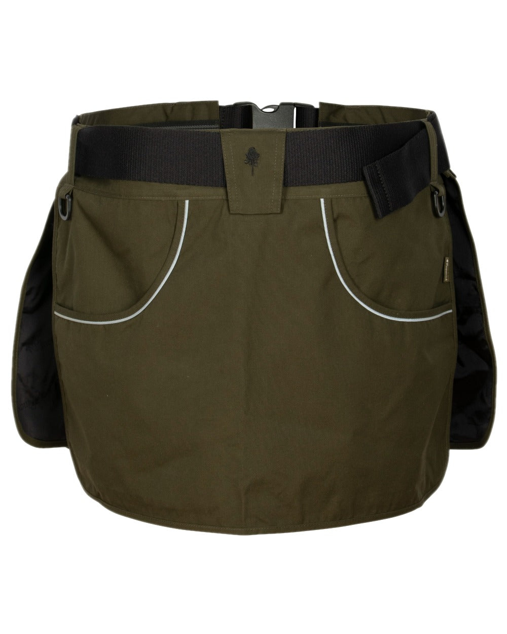 Moss Green Coloured Pinewood Dog Sports Waist Belt on white background