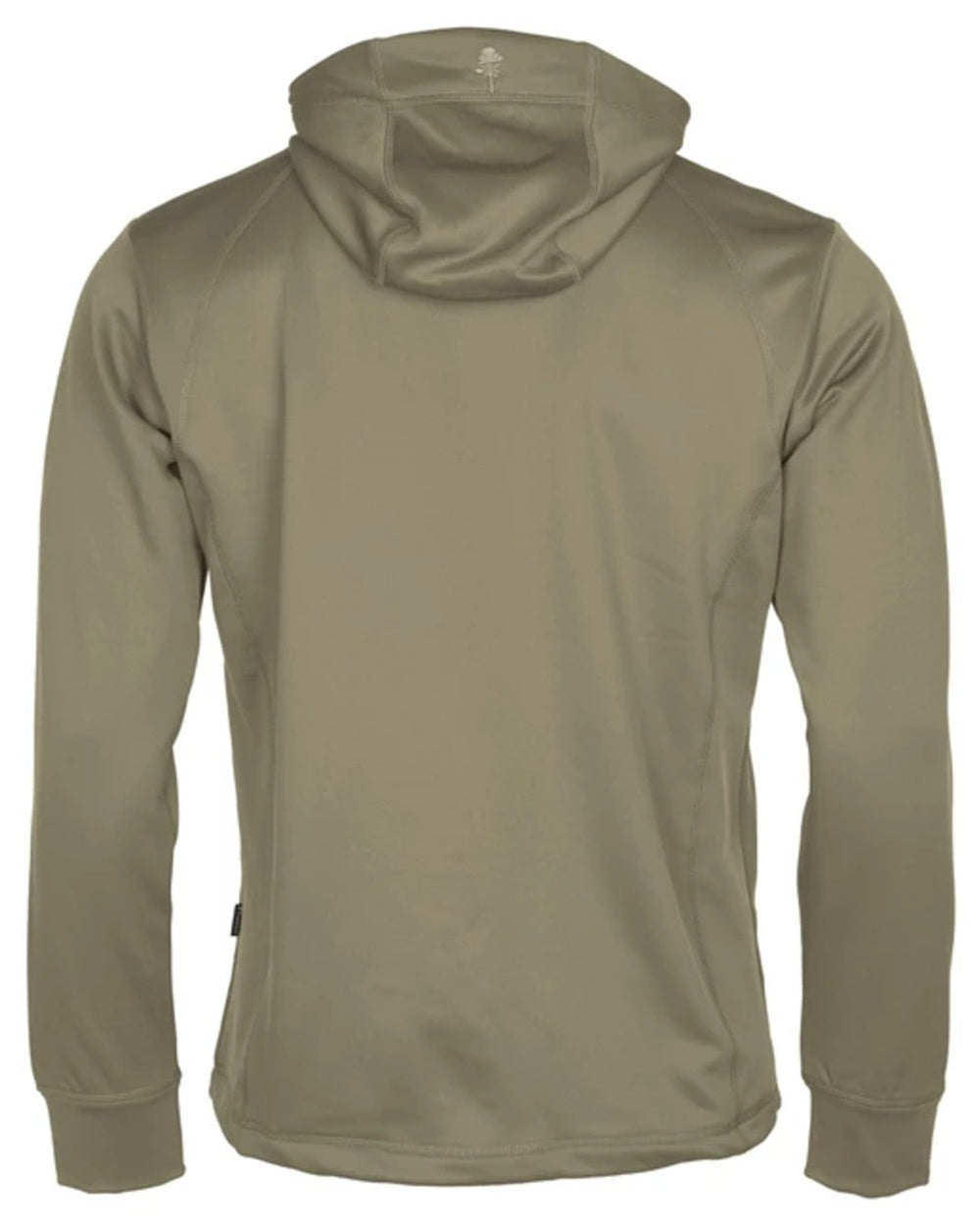 Mid Khaki coloured Pinewood Finnveden Hoodie on white background