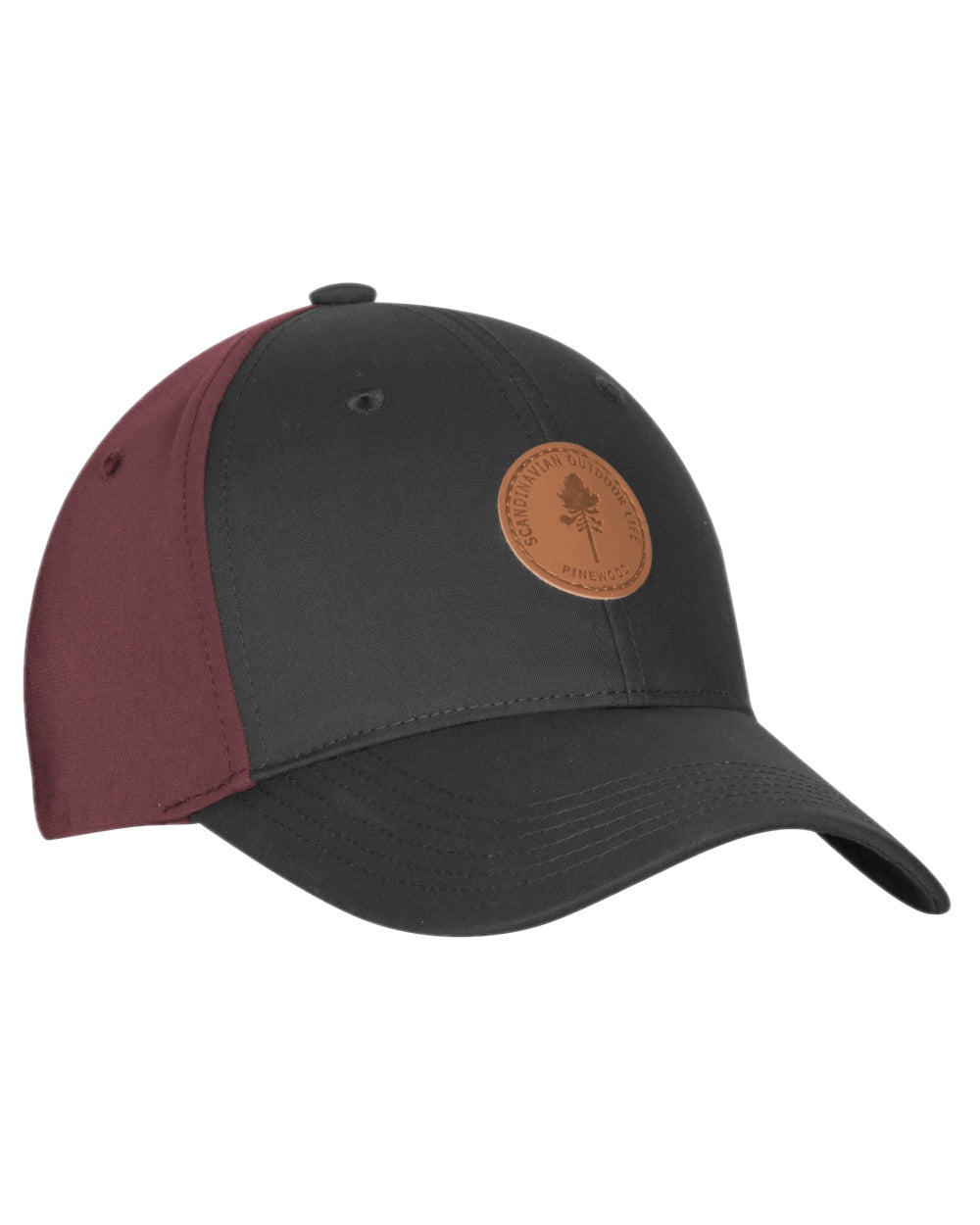 Earth Plum Dark Anthracite Coloured Pinewood Finnveden Hybrid Cap on white background