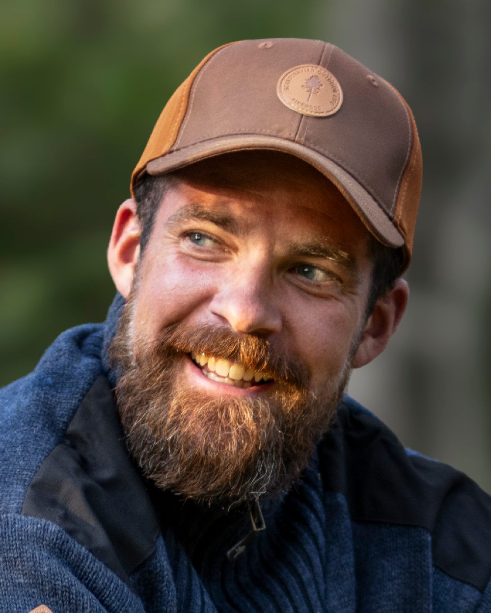 Nougat Coloured Pinewood Finnveden Hybrid Cap on outdoor background