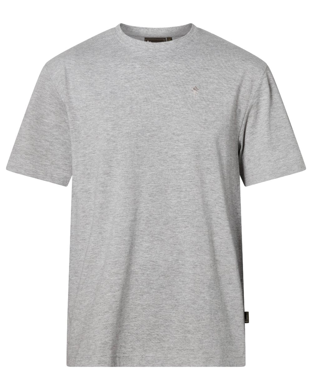 Grey Melange Pine Black coloured Pinewood Mens 3 Pack T-Shirt on white background