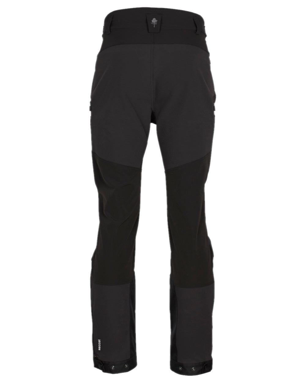Black Coloured Pinewood Mens Abisko Adventure Trousers on white background
