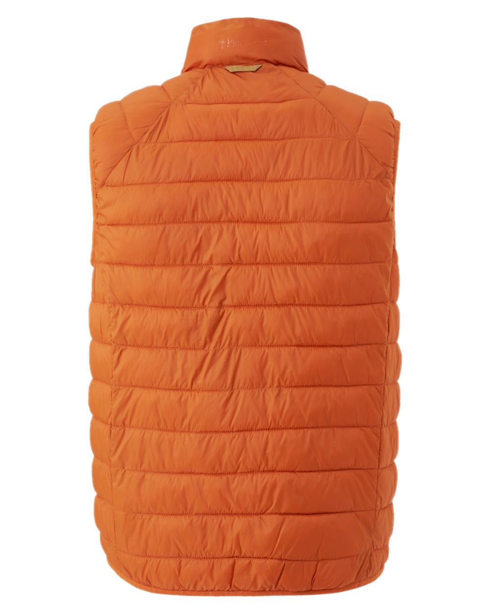 Burned Orange Coloured Pinewood Mens Abisko Insulation Vest on white background