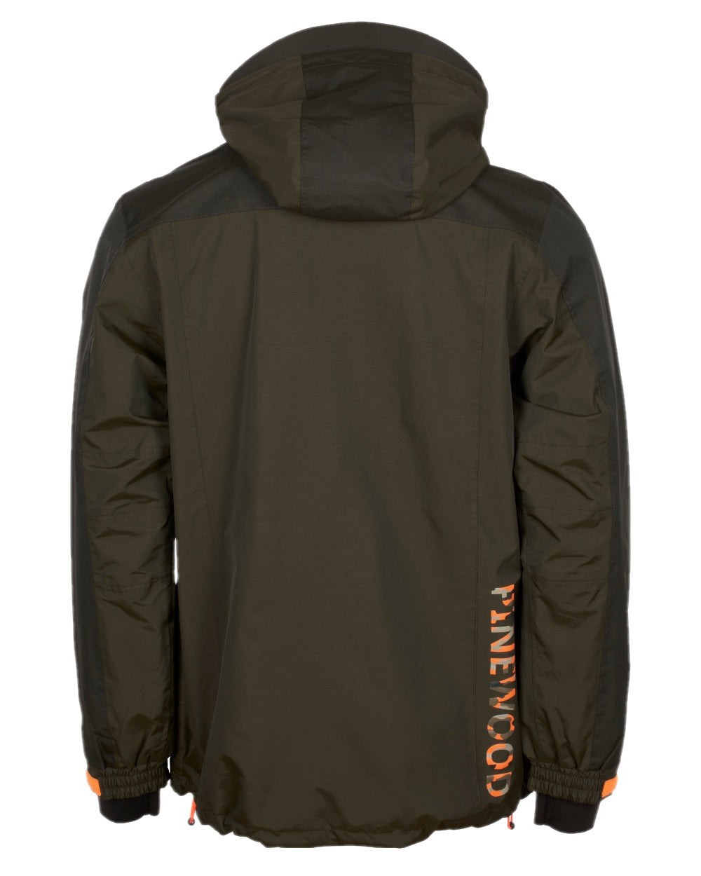 Green Dark Green Coloured Pinewood Mens Bolmen Fishing Jacket on white background