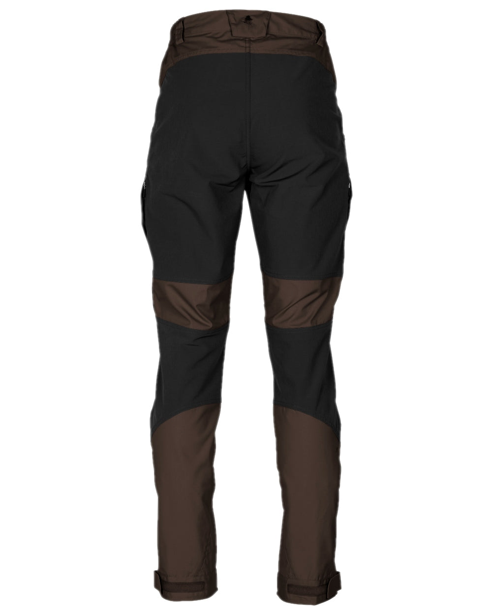 Dark Brown Black Coloured Pinewood Mens Caribou TC-Lite Trousers on white background