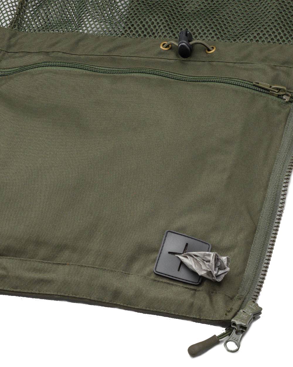 Moss Green coloured Pinewood Mens Dog Sports 2.0 Vest on white background