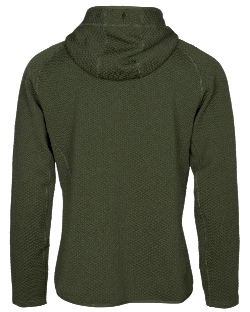Dark Green Mel Coloured Pinewood Mens Everyday Travel Hoodie on white background