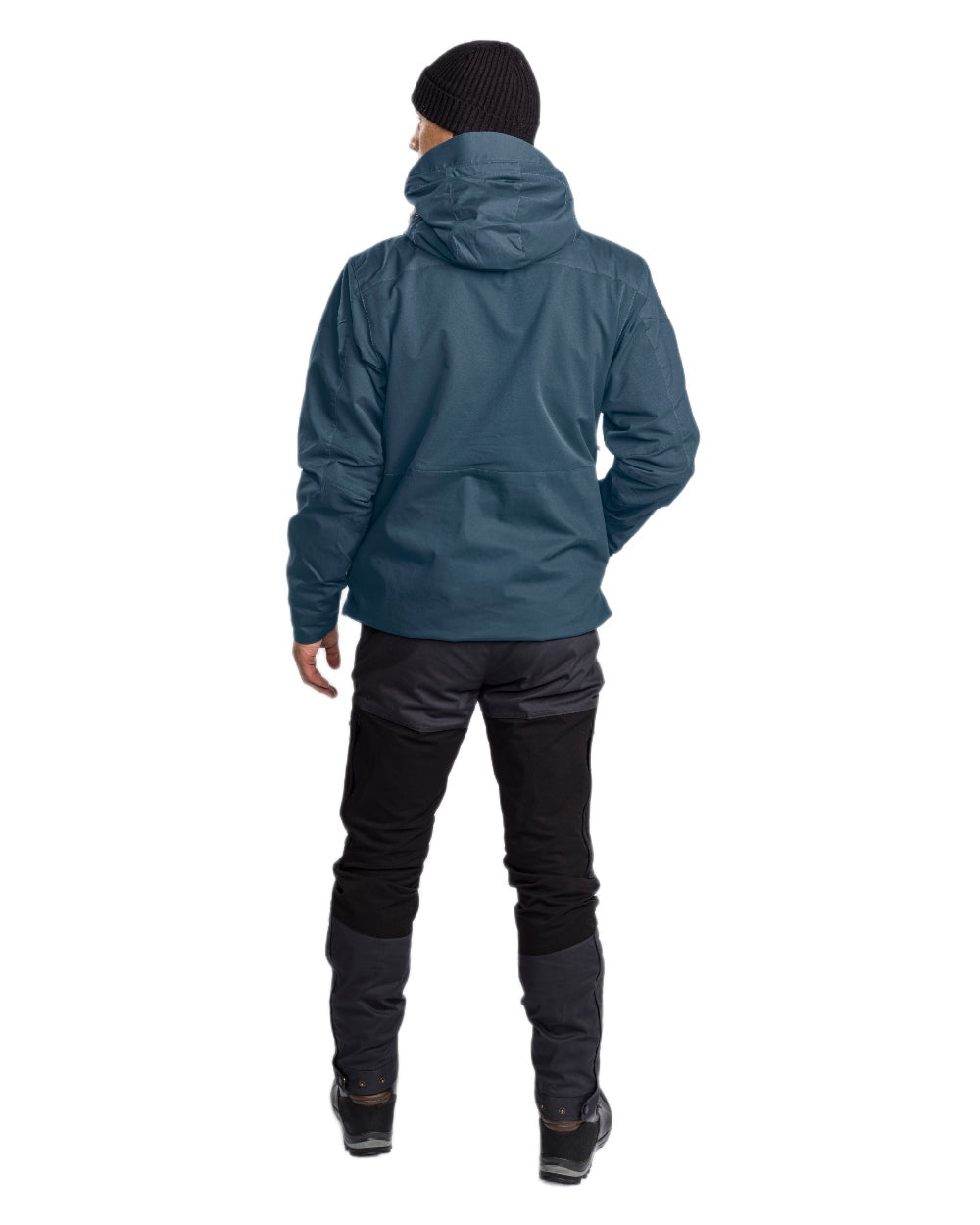 Dark Dive Coloured Pinewood Mens Finnveden Hybrid Extreme Jacket on white background