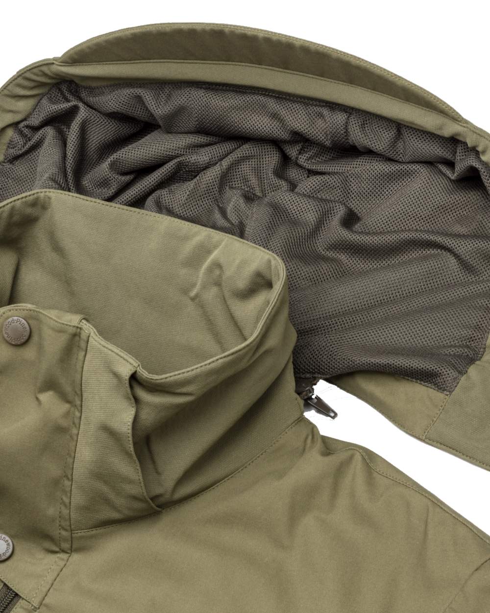 Hunting Olive Coloured Pinewood Mens Finnveden Hybrid Jacket on white background