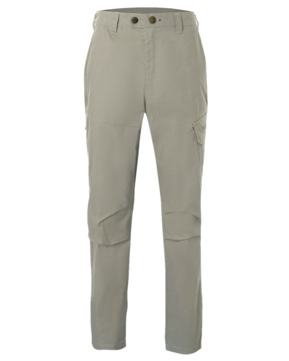 Light Khaki Coloured Pinewood Mens Finnveden Outdoor Trousers on white background