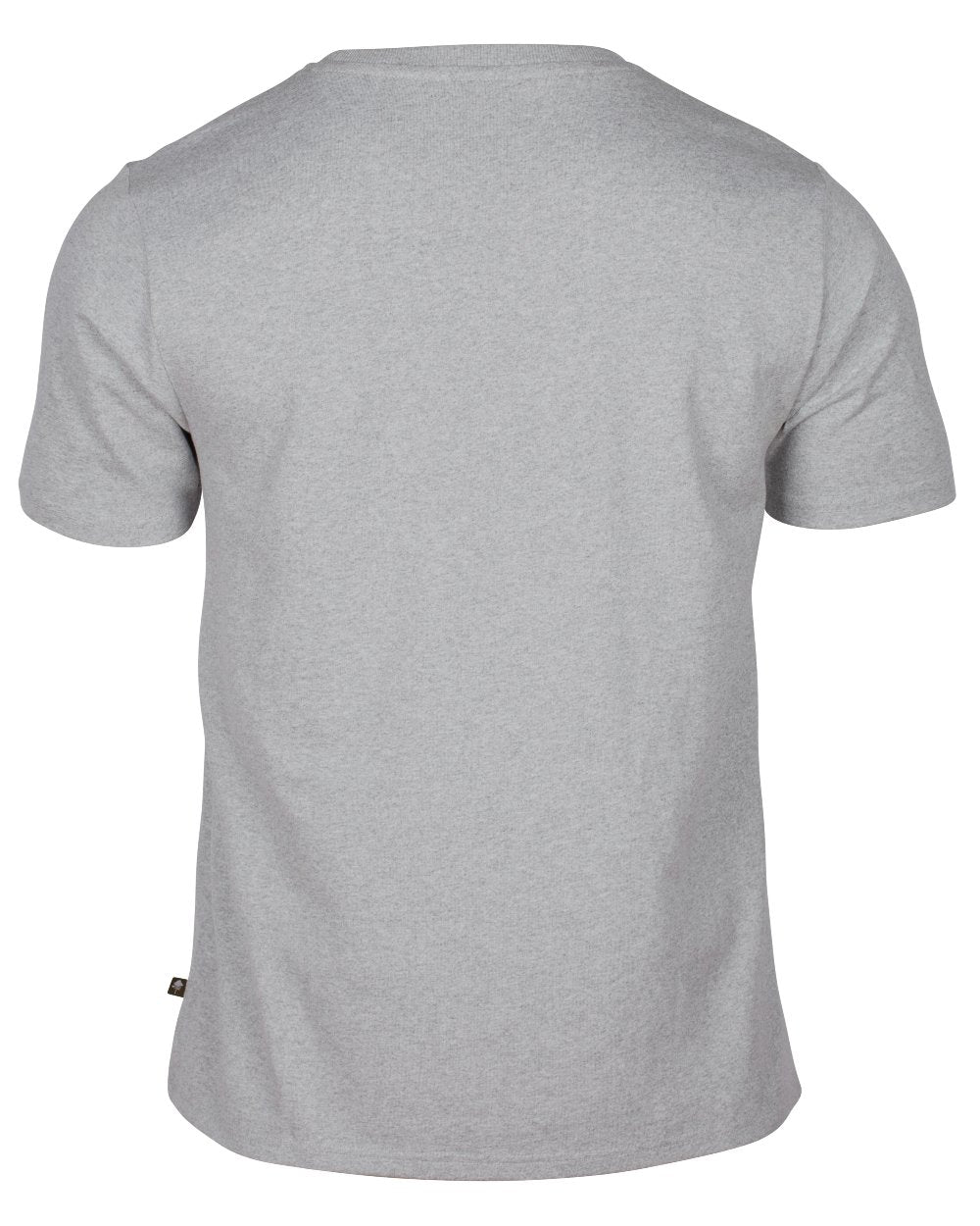 Light Grey Melange coloured Pinewood Mens Finnveden Recycled T-Shirt on white background