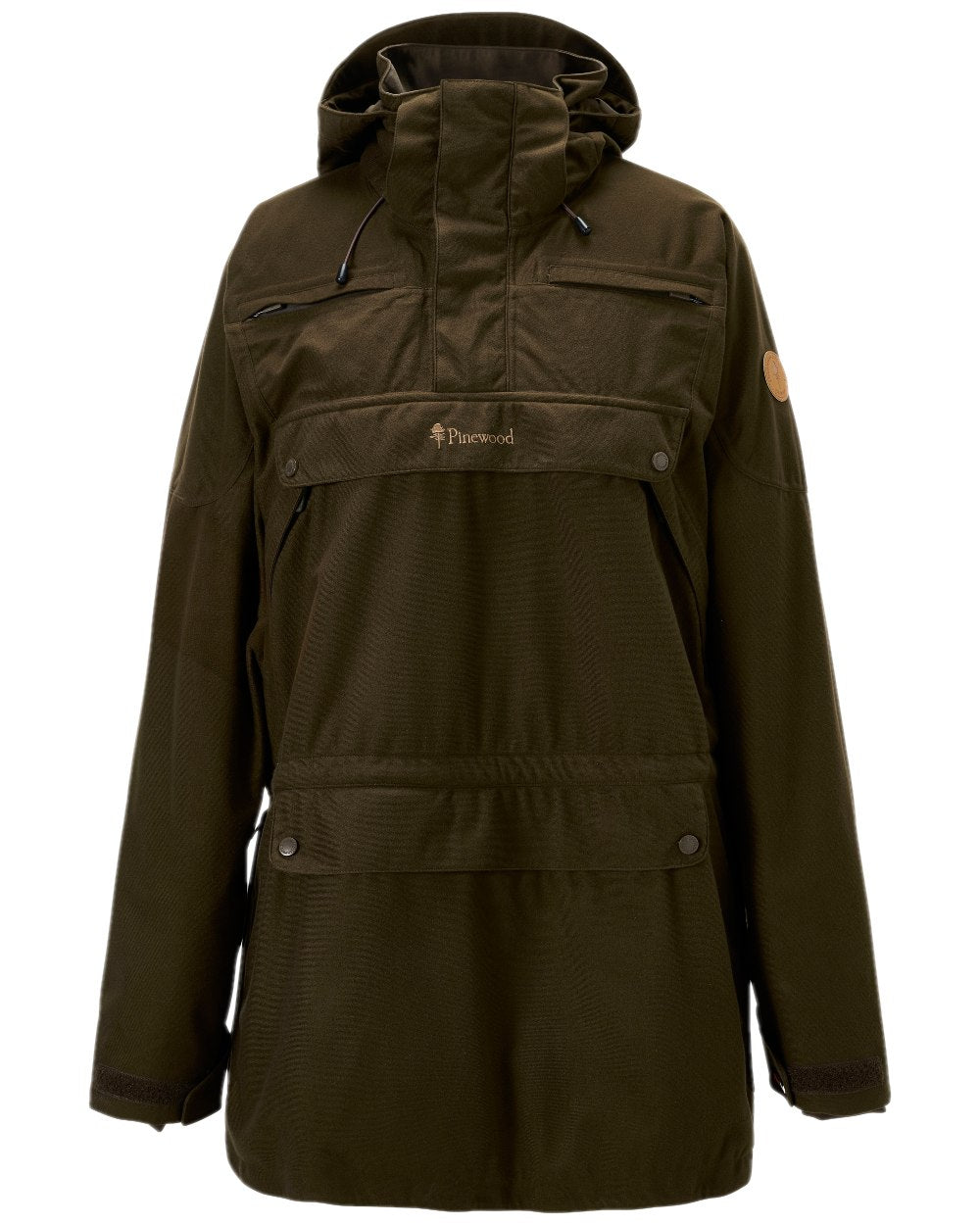 Suede Brown Coloured Pinewood Mens Furudal Hunters 2L Anorak on white background